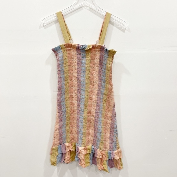 American Eagle Smocked Bodycon Mini Dress XS - Picture 1 of 7